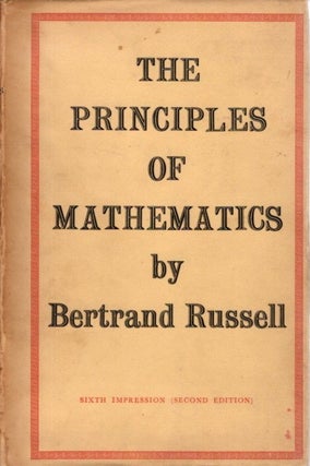 Item #30188 THE PRINCIPLES OF MATHEMATICS. Bertrand Russell