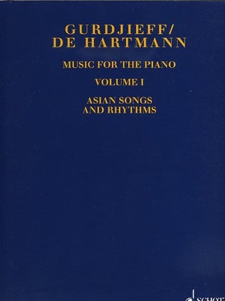 Item #3038 VOLUME I; ASIAN SONGS AND RHYTHMS; SHEET MUSIC. Gurdjieff/De Hartmann