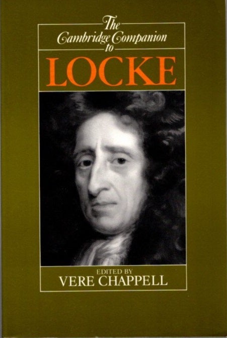 Item #30748 THE CAMBRIDGE COMPANION TO LOCKE. Vere Chappell.