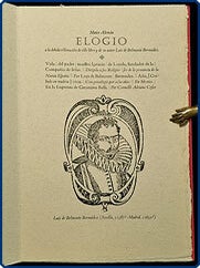 ELOGIO A LA DEBIDA ESTIMACIÓN DE ESTE LIBRO Y DE SU AUTOR LUIS DE BELMONTE BERMÚDEZ.