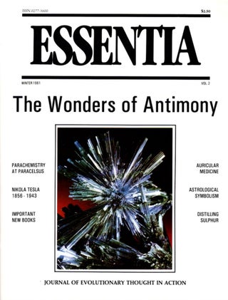 Item #31136 ESSENTIA: VOLUME 2, WINTER 1981: Journal of Evolutionary Thought. Frater Albertus,...