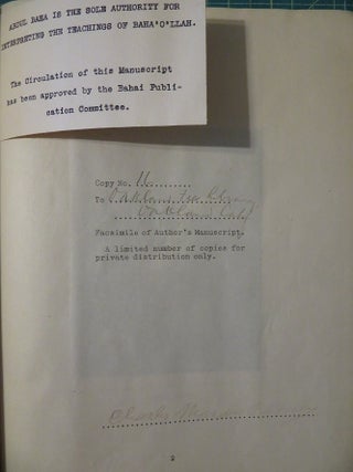 THROUGH WARRING COUNTRIES TO THE MOUNTAIN OF GOD: An account of Some of the Experiences of Two American Bahais in France, England, Germany, and Other Countries, on their way to Visit Baha in the Holy Land, in the Year 1914