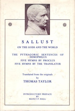 Item #31260 ON THE GODS AND THE WORLD; THE PYTHAGORIC SENTENCES OF DEMOPHILUS; FIVE HYMNS BY...