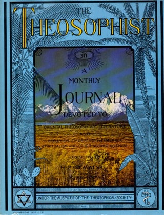 Item #31266 THE THEOSOPHIST: VOL. I, 1879: A Monthly Journal. H. P. B. Blavatsky