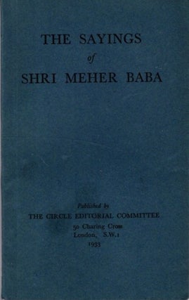 Item #31295 THE SAYING OF MEHER BABA. Meher Baba