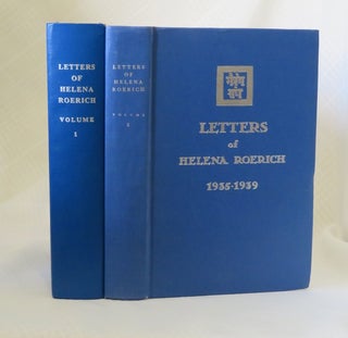 Item #31306 LETTERS OF HELENA ROERICH: 1929-1938 & 1935-1939. Helena Roerich