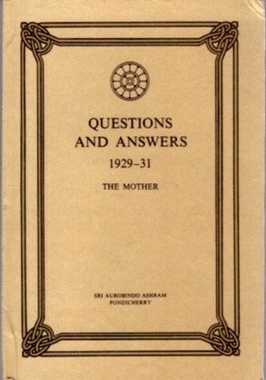 Item #31567 QUESTIONS AND ANSWERS 1929 - 1931. The Mother