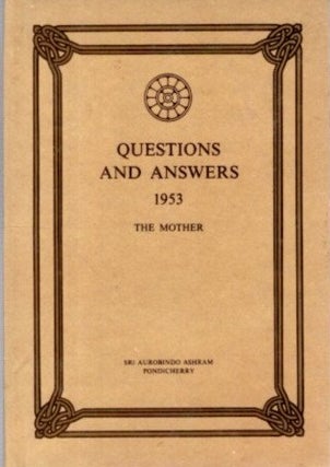Item #31568 QUESTIONS AND ANSWERS 1953. The Mother