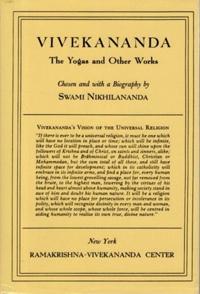 Item #31586 THE YOGAS AND OTHER WORKS. Swami Vivekananda