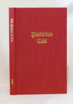 Item #32310 THE PSALTER OF CAIN: Cultus Sabbati. Daniel Schulke, Andrew Chumbley, Robert Fitzgerald