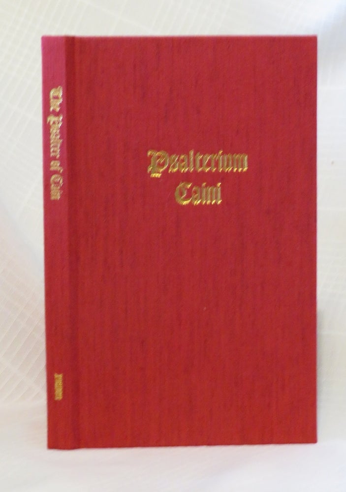 Item #32310 THE PSALTER OF CAIN: Cultus Sabbati. Daniel Schulke, Andrew Chumbley, Robert Fitzgerald.