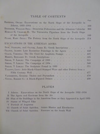 HESPERIA: VOLUME IV: Journal of the American School of Classical Studies at Athens