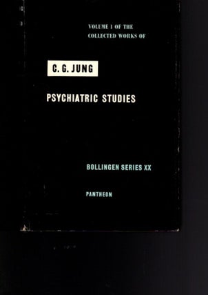 Item #32524 PSYCHIATRIC STUDIES: The Collected Works of C.G. Jung: Volume 1. C. G. Jung