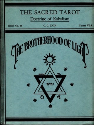 Item #32612 DOCTRINE OF KABALISM: Serial No. 48. C. C. Zain