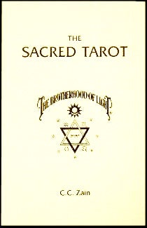Item #32614 THE SACRED TAROT: The Art of Card Reading and the Underlying Spiritual Science. C. C....
