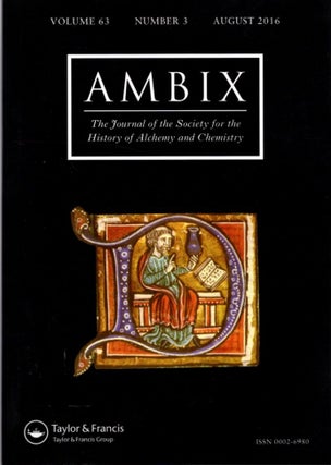 Item #32639 AMBIX, VOL. 63, NO. 3: The Journal of the Society for the Study of Alchemy and Early...