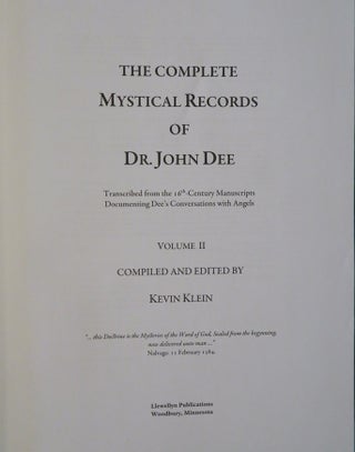 THE COMPLETE MYSTICAL RECORDS OF DR. JOHN DEE: Transcribed from the 16th-Century Manuscripts Documenting Dee's Conversations with Angels