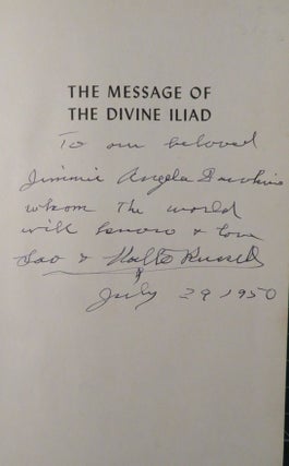 MESSAGE OF THE DIVINE ILIAD.