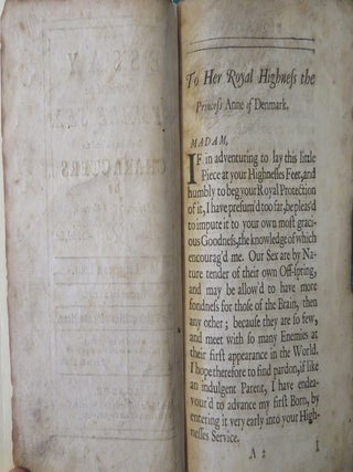 AN ESSAY IN DEFENCE OF THE FEMALE SEX: in which are inserted the Characters of a pedant, A Squire, A Beau, A Vertuoso, A Poetaster, A City-Critick, &c. In a Letter to a Lady