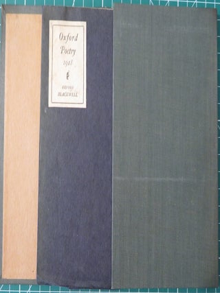 OXFORD POETRY 1918.