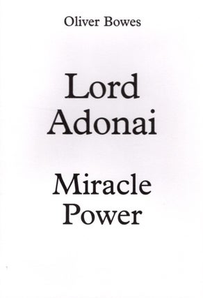 Item #33076 LORD ADONAI - MIRACLE POWER & CHANTS, SPELLS AND RITUALS FOR BETTER LIVING. Lord...