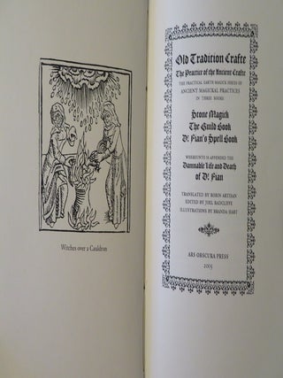 OLD TRADITION CRAFTE: In Three Books: Stone Magick, The Guild Book & Dr. Fian's Spell Book