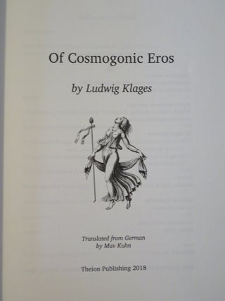 OF COSMOGONIC EROS.