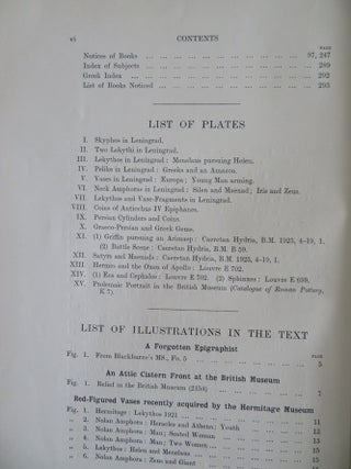THE JOURNAL OF HELLENIC STUDIES, VOLUME XLVIII (1928).