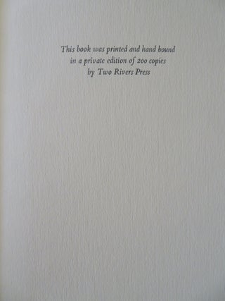 JANE HEAP 1887 - 1964: AS REMEMBERED BY SOME OF THOSE SHE TAUGHT.