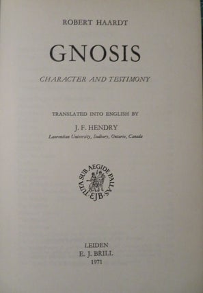GNOSIS: Character and Testimony