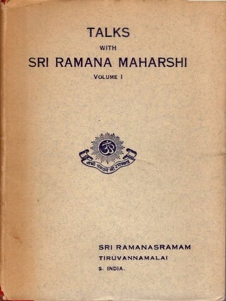 TALKS WITH SRI RAMANA MAHARSHI.: Three Volumes