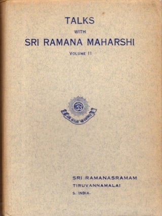 TALKS WITH SRI RAMANA MAHARSHI.: Three Volumes