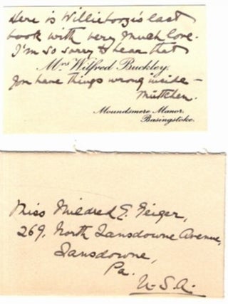 D WOLFF AND THE GLASSES THAT HE ENGRAVED: With a Supplementary Note on a Glass Engraved By Frans Greenwood