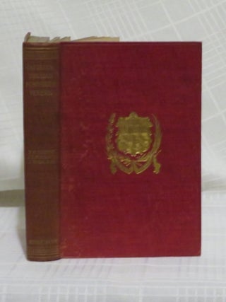 Item #35357 CATULLUS, TIBULLUS AND PERVIGILIUM VENERIS. Tibullus Catullus, F W. Cornish