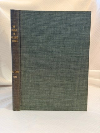 Item #35591 THE JOURNAL OF HELLENIC STUDIES, VOLUME LXVIII (1948). E. J. Forsdyke, Ernest...