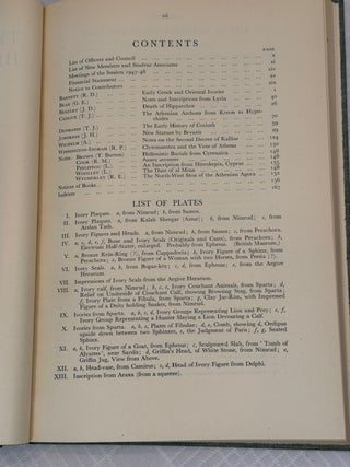 THE JOURNAL OF HELLENIC STUDIES, VOLUME LXVIII (1948).