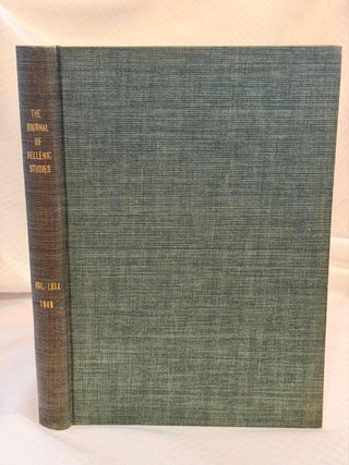 Item #35592 THE JOURNAL OF HELLENIC STUDIES, VOLUME LXIX (1949). E. J. Forsdyke, Ernest Gardner,...
