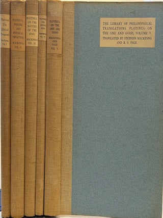THE LIBRARY OF PHILOSOPHICAL TRANSLATIONS: Volume I: The Ethical Treatises, Volume II: Psychic and Physical Treatises, Volume III: On the Nature of the Soul, Volume IV: The Divine Mind, Volume V: On the One and Good