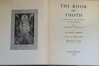 THE BOOK OF THOTH: (Egyptian Tarot)