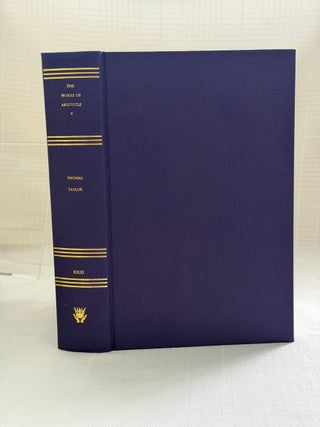 Item #36699 THE METAPHYISICS OF ARISTOTLE: VOLUME V OF THE WORKS OF ARISTOTLE.: With His...