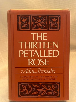 Item #36805 THE THIRTEEN PETALLED ROSE. Adin Steinsaltz