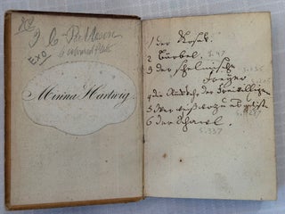 ALMANACH DRAMATISCHER SPIELE ZUR GESELLIGEN UNTERHALTUNG AUF DEM.