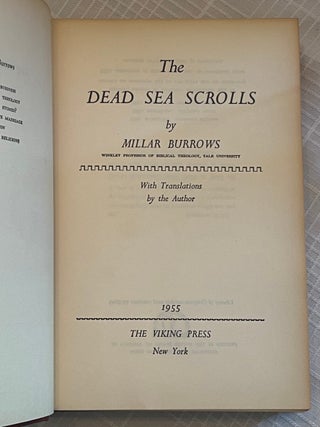 THE DEAD SEA SCROLLS.