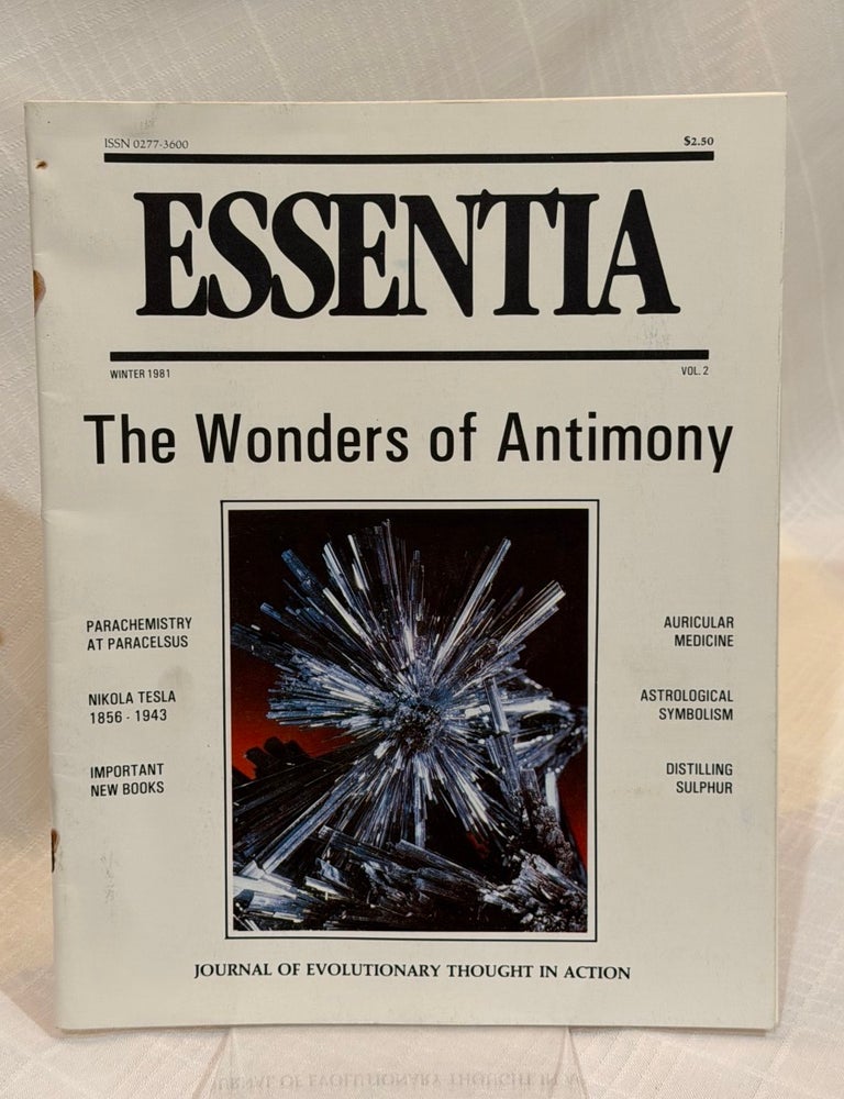 Item #38599 ESSENTIA: VOLUME 2, SUMMER 1981: Journal of Evolutionary Thought. Frater Albertus, Art Kunkin.