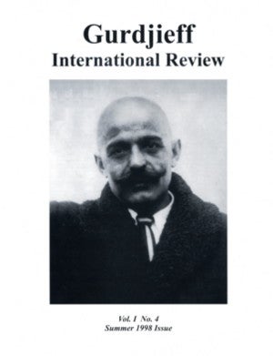Item #5111 LE PRIEURÉ: GIR VOL I, #4, SPRING 1998.: Gurdjieff International Review