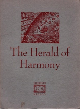 Item #6816 THE HERALD OF HARMONY. Rodney Collin
