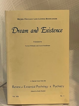 Item #80750 DREAM AND EXPERIENCE. Michel Foucault, Ludwig Binswanger, Forrest Williams, Jacob...