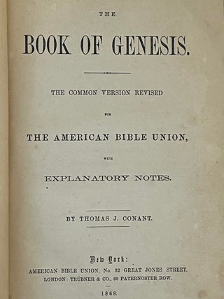 THE BOOK OF GENESIS.