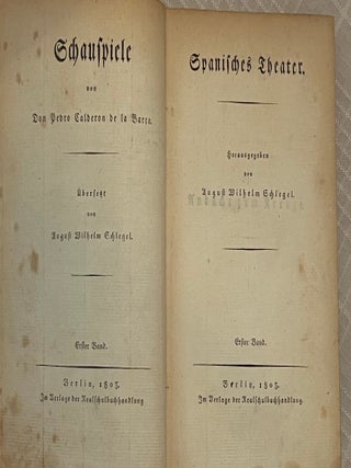 SCHAUSPIELE: Erster Band