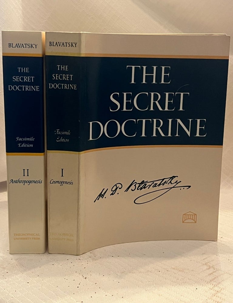 Item #81146 THE SECRET DOCTRINE: Cosmogensis, Anthropogenesis. H. P Blavatsky.